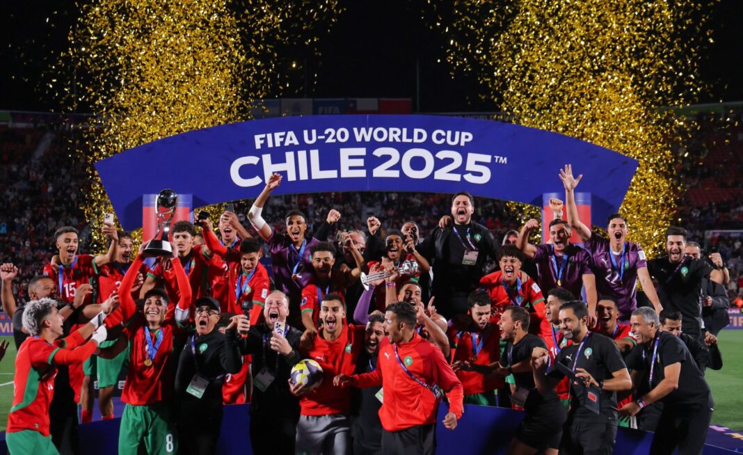 Félicitations au Maroc qui a conclu une course historique au Chili dimanche soir, battant l'Argentine 2-0 pour remporter sa toute première Coupe du Monde U20 de la FIFA.