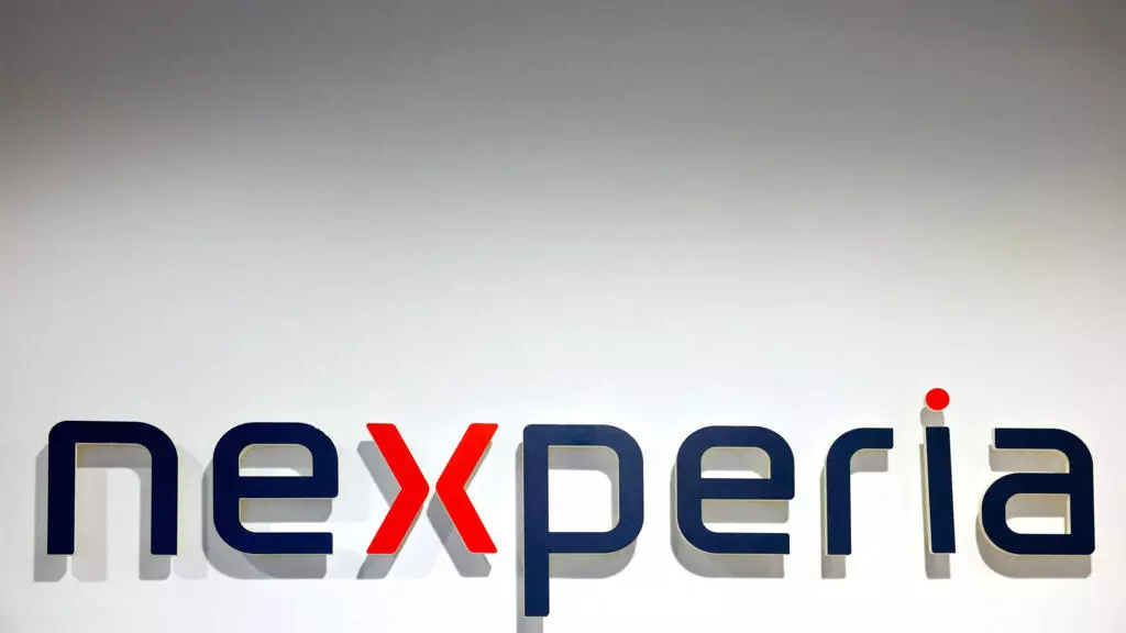 荷兰半导体公司Nexperia的标识。 © 路透社图片