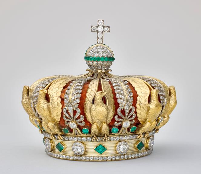 La couronne de l’impératrice Eugénie, par Alexandre-Gabriel Lemonnier. STEPHANE MARÉCHALLE / RMN - GRAND PALAIS (MUSÉE DU LOUVRE)
