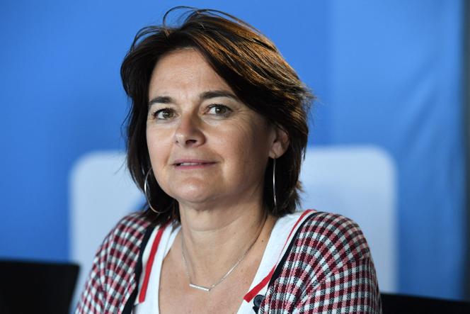 Nathalie Sonnac, professeure en sciences de l’information et de la communication et ancienne membre du Conseil supérieur de l’audiovisuel (ancêtre de l’Arcom), à Paris, le 11 avril 2018. BERTRAND GUAY/AFP
