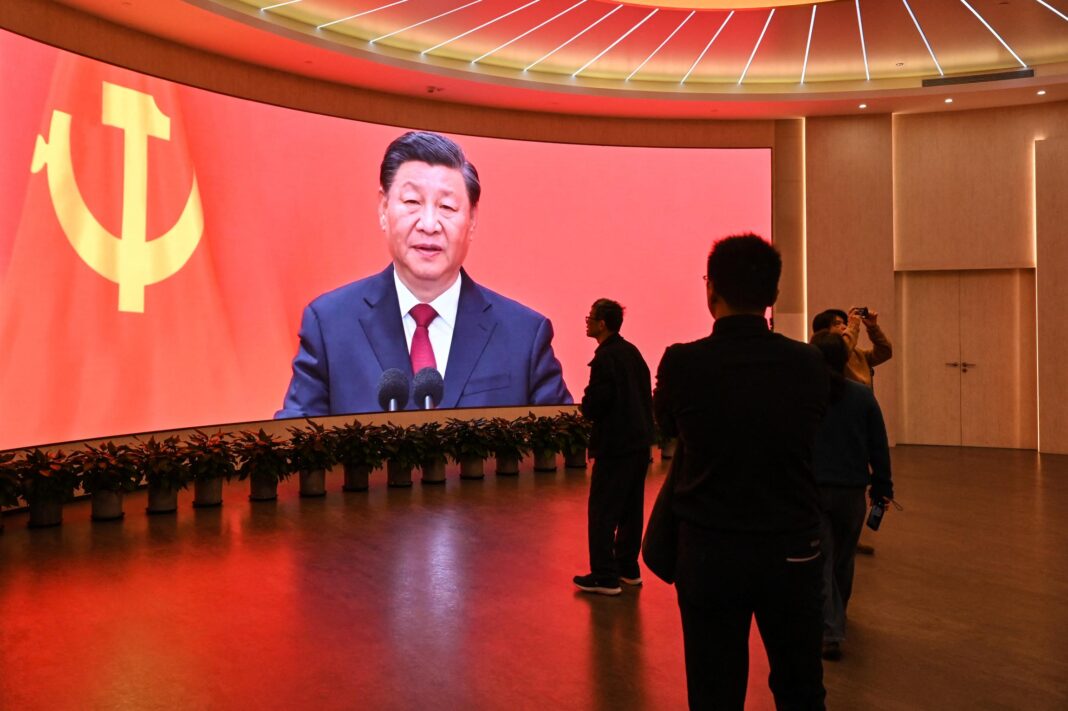 Musée du premier congrès national du Parti communiste chinois, à Shanghai, le 27 février 2025. HECTOR RETAMAL / AFP
