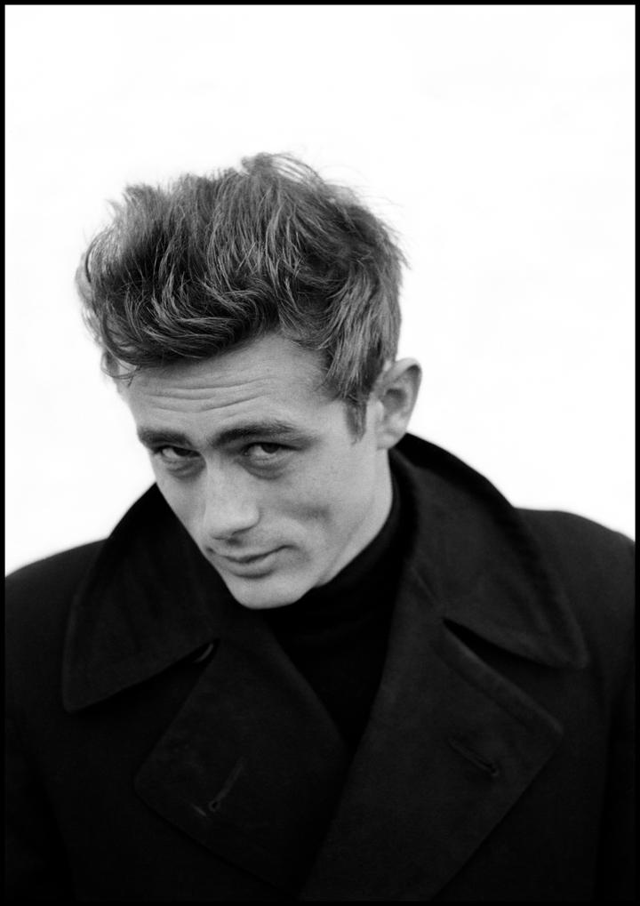 James Dean à New York, en 1955.